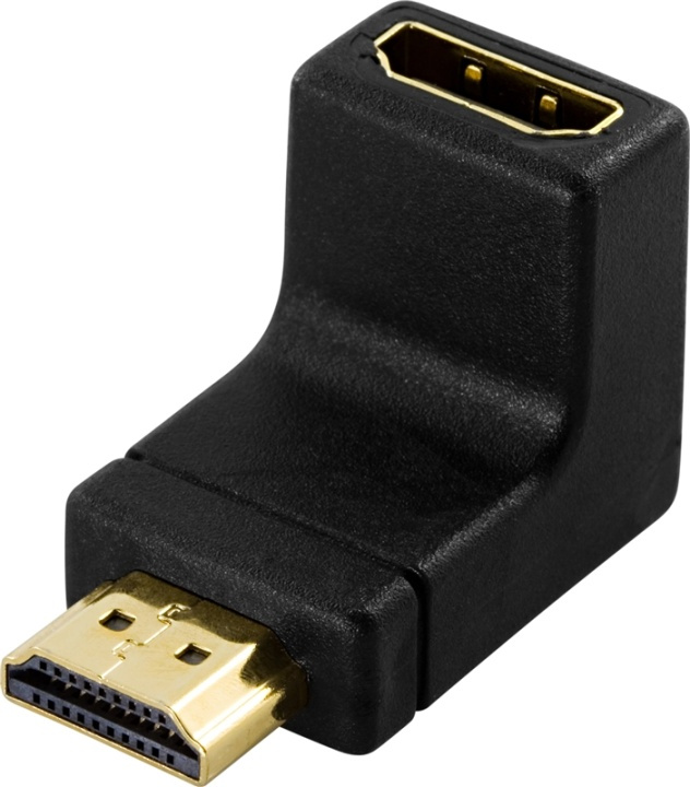 DeLOCK HDMI-adapter, 19-pinners ha til ho, vinklet (65071) i gruppen Elektronikk / Kabler og adaptere / HDMI / Adaptere hos TP E-commerce Nordic AB (38-17354)