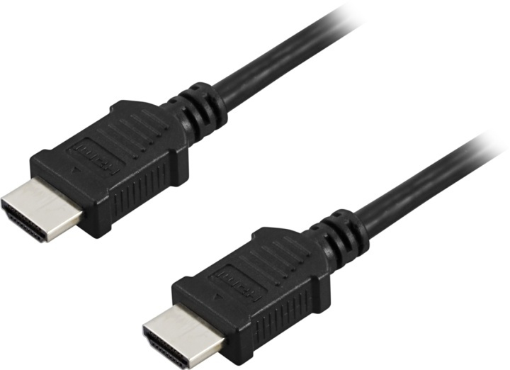 EPZI HDMI-kabel, v1.4+Ethernet, 19-pin ha-ha, 1080p, svart, 2m (HDMI-1022) i gruppen Elektronikk / Kabler og adaptere / HDMI / Kabler hos TP E-commerce Nordic AB (38-17520)
