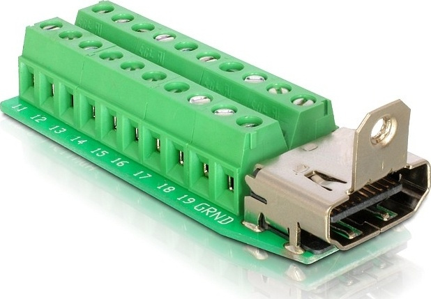 TRAG Adapter Terminalblock, HDMI - Bu i gruppen Elektronikk / Kabler og adaptere / HDMI / Adaptere hos TP E-commerce Nordic AB (38-17523)