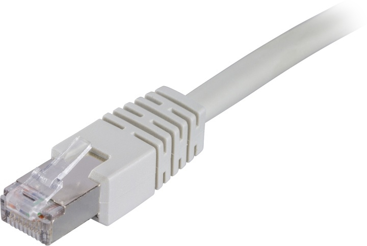 DELTACO F/UTP Cat6 patchkabel, LSZH, 15m, grå i gruppen Datautstyr / Kabler og adaptere / Nettverk / Cat6 hos TP E-commerce Nordic AB (38-17634)