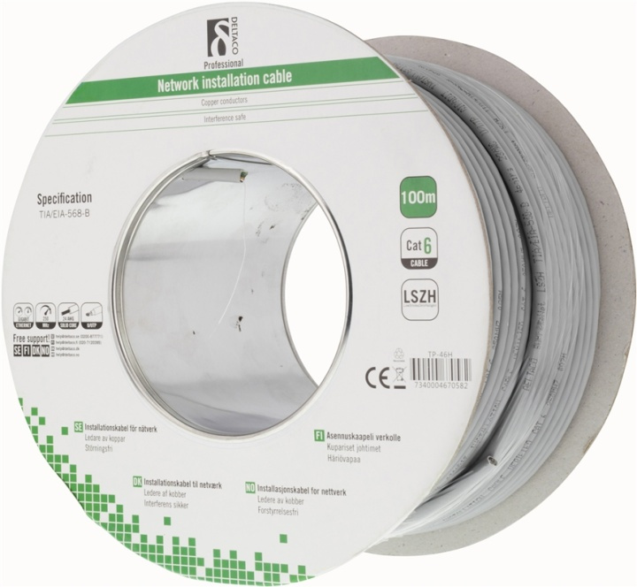 Like TP-46 but Halogen Free i gruppen Datautstyr / Kabler og adaptere / Nettverk / Cat6 hos TP E-commerce Nordic AB (38-17717)