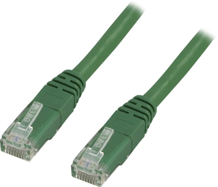 DELTACO UTP Cat6 patchkabel LSZH, 0,75m, grønn i gruppen Datautstyr / Kabler og adaptere / Nettverk / Cat6 hos TP E-commerce Nordic AB (38-17754)