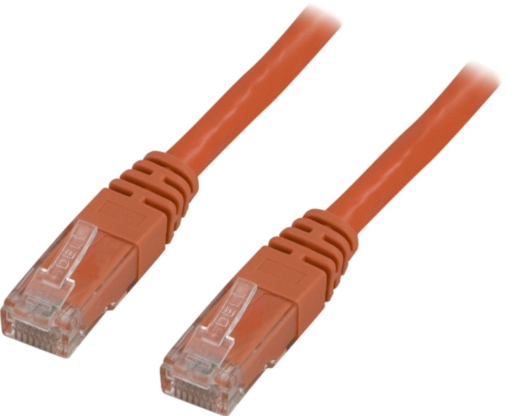 DELTACO UTP Cat6 patchkabel 1,5m, orange i gruppen Datautstyr / Kabler og adaptere / DVI / Kabler hos TP E-commerce Nordic AB (38-17766)