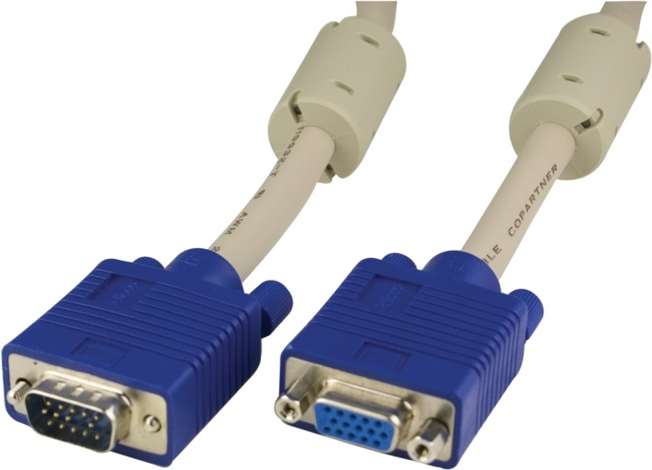 DELTACO forlengningskabel RGB HD15 output-input, 5m,Pin-Pin,uten pin9 i gruppen Datautstyr / Kabler og adaptere / VGA / Kabler hos TP E-commerce Nordic AB (38-17998)
