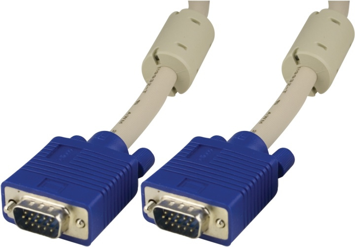 DELTACO skjermkabel RGB HD15 output-output,10m,Pin-Pin,uten pin9 i gruppen Datautstyr / Kabler og adaptere / VGA / Kabler hos TP E-commerce Nordic AB (38-18001)