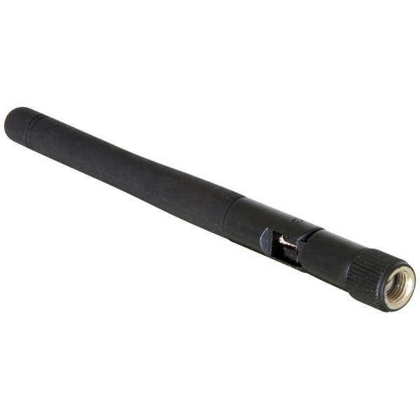 DeLOCK WLAN-antenne RP-SMA, 2 dBi, rundstrålende, 802.11 b/g/n, svart (88339) i gruppen Datautstyr / Nettverk / Routere hos TP E-commerce Nordic AB (38-18339)