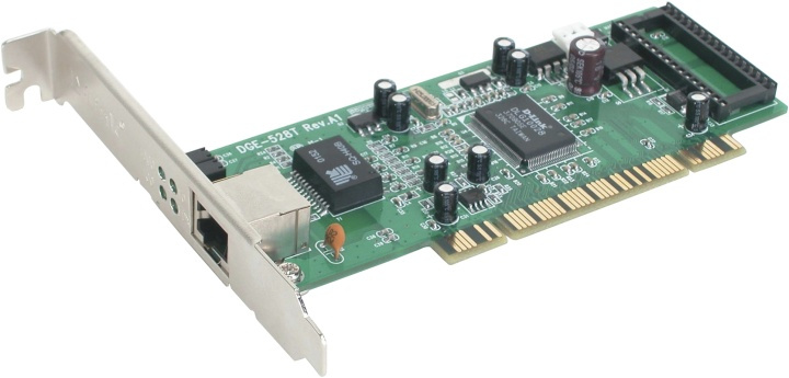 D-Link gigabit nätverkskort koppar TP, 32-bits PCI i gruppen Datautstyr / Nettverk / Nettverkskort / PCI Express hos TP E-commerce Nordic AB (38-18350)