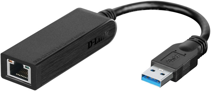 D-Link USB 3.0 nätverksadapter, svart i gruppen Datautstyr / Nettverk / Nettverkskort / USB hos TP E-commerce Nordic AB (38-18366)
