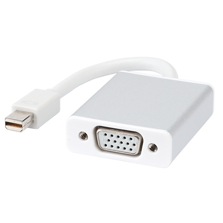 mini DisplayPort til VGA-adapter (hvit) i gruppen Datautstyr / Kabler og adaptere / DisplayPort / Adaptere hos TP E-commerce Nordic AB (38-1841)