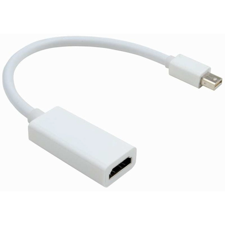 Mini DisplayPort til HDMI-adapter med lyd, hvit i gruppen Elektronikk / Kabler og adaptere / HDMI / Adaptere hos TP E-commerce Nordic AB (38-1842)