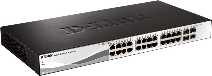 D-Link 24x 10/100/1000 Base-T ports with 4 x 1000Base-T /SFP ports i gruppen Datautstyr / Nettverk / Switcher / 10/100/1000Mbps hos TP E-commerce Nordic AB (38-18440)