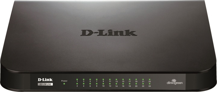 D-Link GO 24-port gigabit switch i gruppen Datautstyr / Nettverk / Switcher / 10/100/1000Mbps hos TP E-commerce Nordic AB (38-18458)