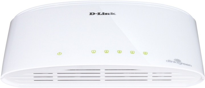 D-Link switch, 5x10/100/1000Mbps, RJ45, bordsm. i gruppen Datautstyr / Nettverk / Switcher / 10/100/1000Mbps hos TP E-commerce Nordic AB (38-18465)