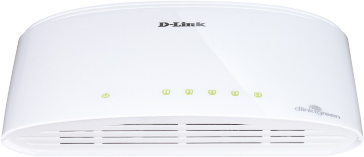 D-Link switch, 5x10/100/1000Mbps, RJ45, bordsm. i gruppen Datautstyr / Nettverk / Switcher hos TP E-commerce Nordic AB (38-18465)