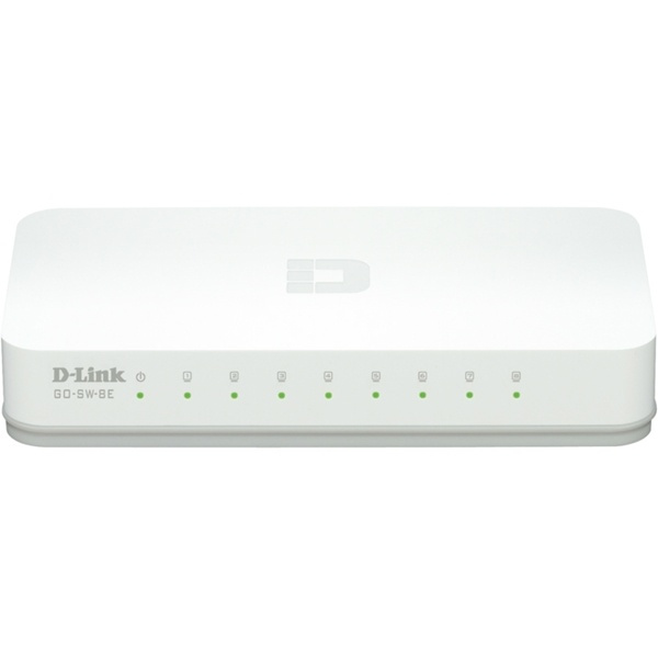 D-Link GO-SW-8E 8-port Fast Ethernet Easy Desktop Switch i gruppen Datautstyr / Nettverk / Switcher hos TP E-commerce Nordic AB (38-18486)
