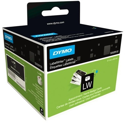 DYMO besøkskort/navneskilt (limfritt) 51x89mm i gruppen Datautstyr / Skrivere og tilbehør / Skrivere / Merkemaskiner og tilbehør / Skrive og tilbehør hos TP E-commerce Nordic AB (38-18534)