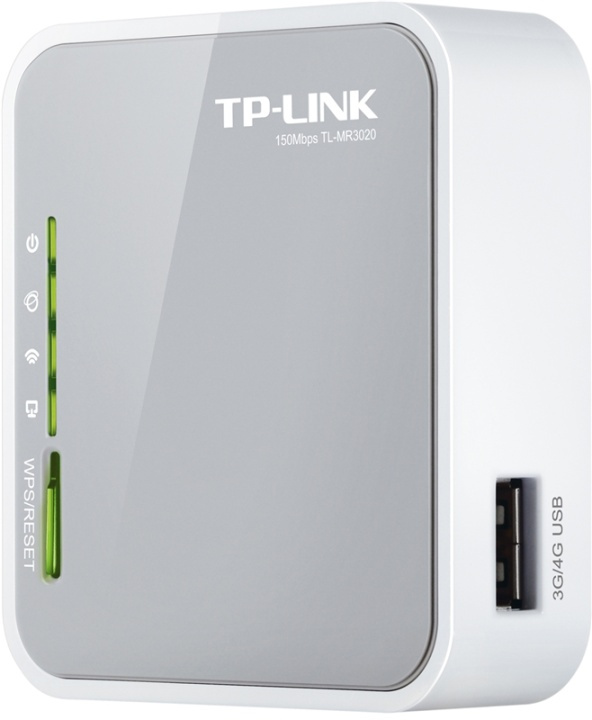 TP-LINK bærbar trådløs 3G-ruter, (TL-MR3020) i gruppen Datautstyr / Nettverk / Routere hos TP E-commerce Nordic AB (38-1893)