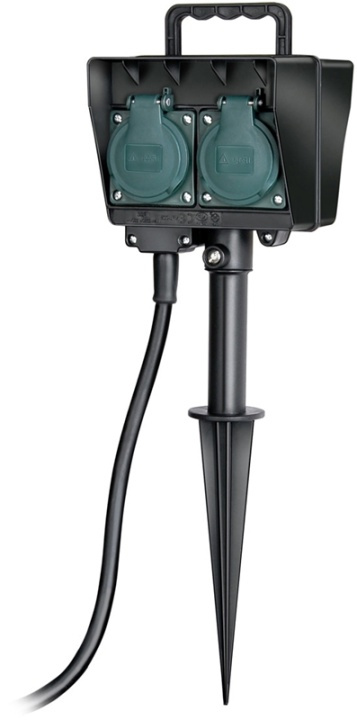 Brennenstuhl utendørs strømuttak, 4xCEE7/4, 1xCEE7/7, 10 m, IP44 (1154450) i gruppen HJEM, HUS OG HAGE / El og belysning / Grenuttak hos TP E-commerce Nordic AB (38-19332)