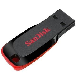 SanDisk Cruzer Blade, USB 2.0-minne (32GB) i gruppen Elektronikk / Lagringsmedia / USB-Pinner / USB 2.0 hos TP E-commerce Nordic AB (38-1986)