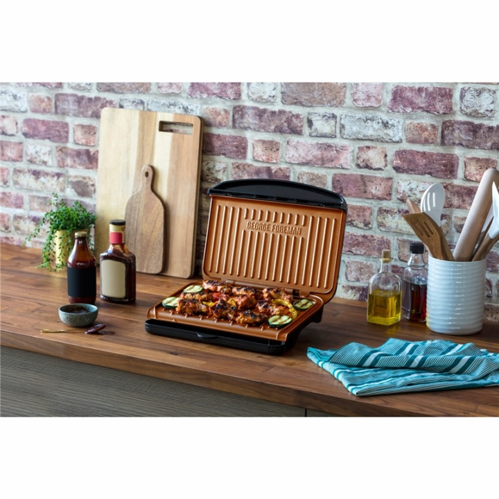 George Foreman Elektrisk grill 25811-56 Fit Grill Cop i gruppen HJEM, HUS OG HAGE / Husholdningsapparater / Brødristere og toastjern / Bordgriller & Raclette hos TP E-commerce Nordic AB (38-20617)