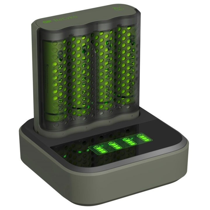 GP ReCyko 1st M451 lader USB do i gruppen Elektronikk / Batterier & Ladere / Batterilader hos TP E-commerce Nordic AB (38-20692)