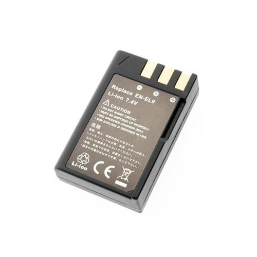 Batteri EN-EL9 for Nikon (1200 mAh) i gruppen Elektronikk / Foto og video / Kamera batterier hos TP E-commerce Nordic AB (38-2073)