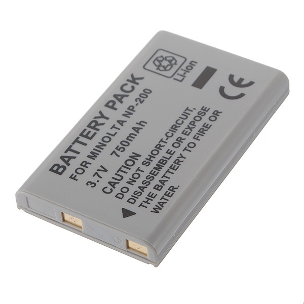 Batteri NP-200 for Konica Minolta (1200 mAh) i gruppen Elektronikk / Foto og video / Kamera batterier hos TP E-commerce Nordic AB (38-2074)