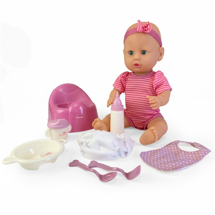 Happy Friend New Born 40 cm babylekesett i gruppen LEKER, BARN OG BABY / Leker / Dukker & tilbehør hos TP E-commerce Nordic AB (38-20769)