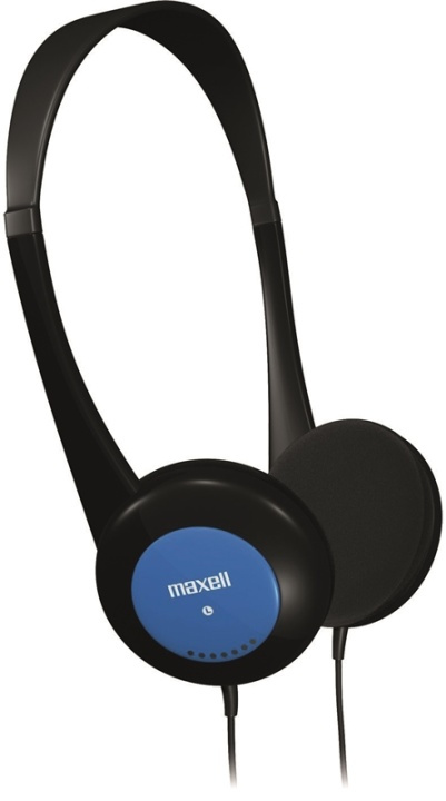 Maxell Kids Headphones, hörlurar för barn, kontrollerad volym, blå i gruppen Elektronikk / Lyd & Bilde / Hodetelefoner & Tilbehør / Hodetelefoner hos TP E-commerce Nordic AB (38-20892)