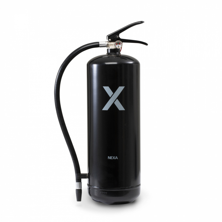 Nexa brannslukningsapparat, 6 kg ABC-pulver med veggbrakett (svart) i gruppen HJEM, HUS OG HAGE / Alarm, Sikkerhet og overvåking / Brann, røyk, gass / Brannslukkningsapparat hos TP E-commerce Nordic AB (38-21066)