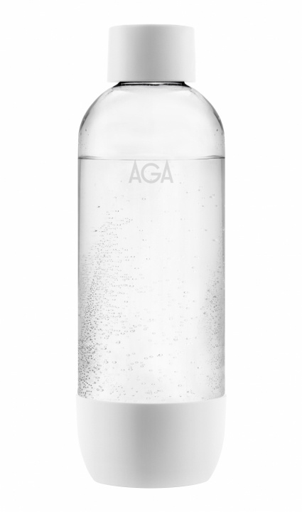 AGA AQVIA PET-flaske, 1L (Hvit) i gruppen HJEM, HUS OG HAGE / Husholdningsapparater / Vann og juice / Kullsyremaskin / Tilbehør hos TP E-commerce Nordic AB (38-21822)