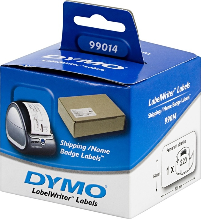 DYMO LabelWriter forsendelses-/navneetiketter 101x54mm / 220stk (S0722430) i gruppen Datautstyr / Skrivere og tilbehør / Skrivere / Merkemaskiner og tilbehør / Etiketter hos TP E-commerce Nordic AB (38-22209)