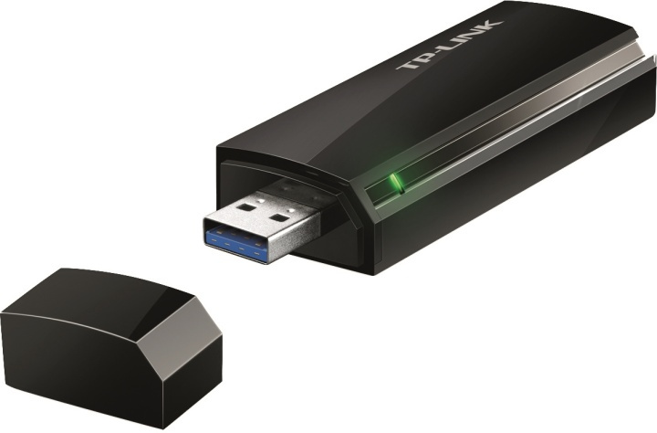 TP-Link AC1200 Trådlös nätverksadapter 1200 Mbps USB 3,0/2,0 i gruppen Datautstyr / Nettverk / Nettverkskort / USB Trådløs hos TP E-commerce Nordic AB (38-22440)