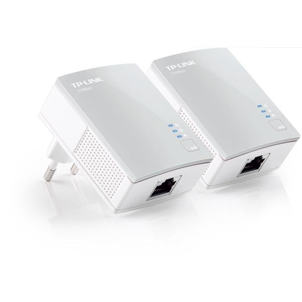 TP-LINK AV 500 Nano Powerline Adapter Starter Kit,vit (TL-PA4010KIT) i gruppen Datautstyr / Nettverk / Homeplug/Powerline hos TP E-commerce Nordic AB (38-22613)