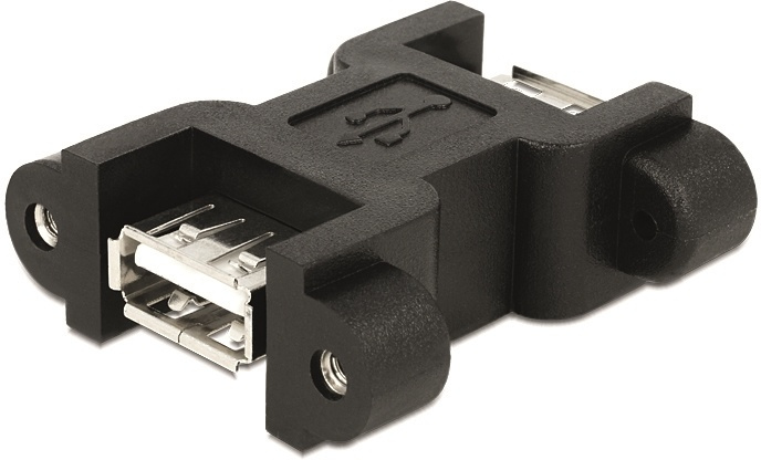 DeLOCK kjønnsveksler USB A-A ho (65559) i gruppen Datautstyr / Kabler og adaptere / USB / USB-A / Adaptere hos TP E-commerce Nordic AB (38-23122)