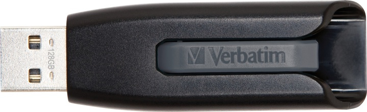 Verbatim SuperSpeed USB 3.0 Store\'N\'Go V3 128 GB, svart/grÕ i gruppen Elektronikk / Lagringsmedia / USB-Pinner / USB 3.0 hos TP E-commerce Nordic AB (38-23506)