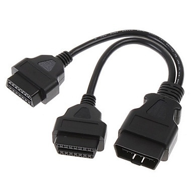 16-pinners OBD2 OBDII Splitter forlengelseskabel hann i gruppen Bil / Bildiagnostikk / Kabler og tilbehør hos TP E-commerce Nordic AB (38-25824)