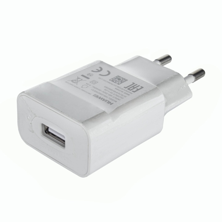 Huawei reiselader, hvit (HW-050200E01), Bulk i gruppen SMARTTELEFON & NETTBRETT / Ladere og Kabler / Vegglader / Vegglader microUSB hos TP E-commerce Nordic AB (38-27064)