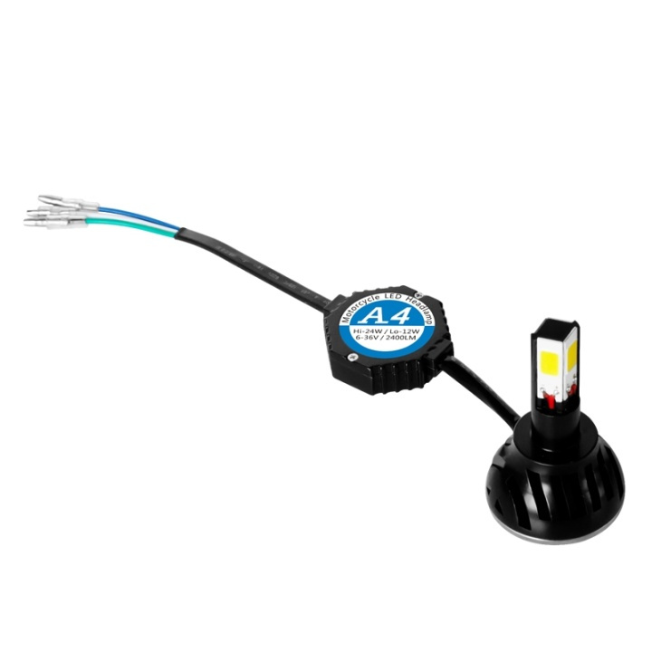 LED-konvertering for motorsykkel, H4, H6, 6000K i gruppen Bil / Bilbelysning / Ekstralys hos TP E-commerce Nordic AB (38-27225)