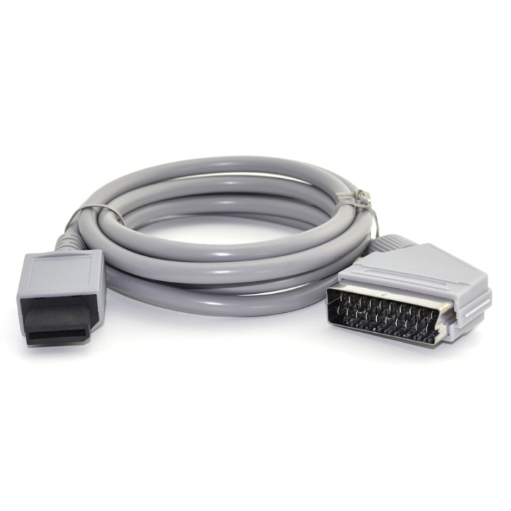 Scart-kabel for Nintendo Wii, 1m i gruppen Elektronikk / TV-spill & tilbehør / Nintendo Wii hos TP E-commerce Nordic AB (38-27258)