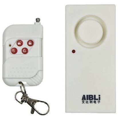 Trådløs motorsykkelalarm med fjernkontroll, hvit i gruppen HJEM, HUS OG HAGE / Alarm, Sikkerhet og overvåking / Andre alarmer hos TP E-commerce Nordic AB (38-27486)