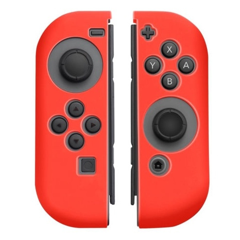 Silikongrep for Joy-Con-kontroller, Nintendo Switch, Rød i gruppen Elektronikk / TV-spill & tilbehør / Nintendo Switch / Tilbehør hos TP E-commerce Nordic AB (38-27526)