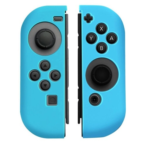 Silikongrep for Joy-Con-kontroller, Nintendo Switch, Blå i gruppen Elektronikk / TV-spill & tilbehør / Nintendo Switch / Tilbehør hos TP E-commerce Nordic AB (38-27527)