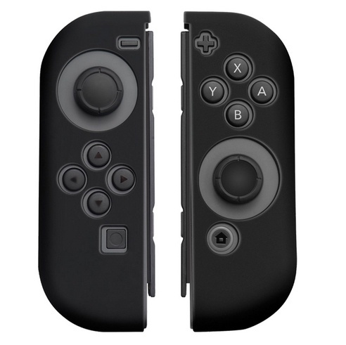 Silikongrep for Joy-Con-kontroller, Nintendo Switch, Svart i gruppen Elektronikk / TV-spill & tilbehør / Nintendo Switch / Tilbehør hos TP E-commerce Nordic AB (38-27528)