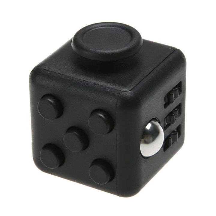 Fidget Cube, svart i gruppen LEKER, BARN OG BABY / Leker / Fidget Spinners hos TP E-commerce Nordic AB (38-27571)