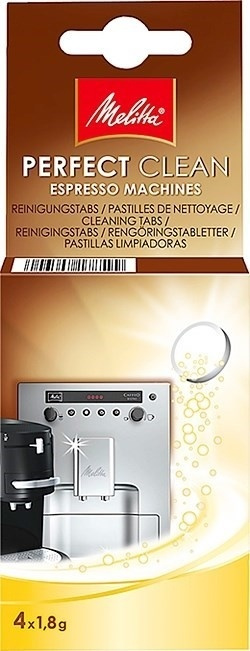 Melitta Rengjøring av espressomaskiner, 4-pakning i gruppen HJEM, HUS OG HAGE / Husholdningsapparater / Kaffe og espresso / Kapsler, filter og tilbehør hos TP E-commerce Nordic AB (38-27651)