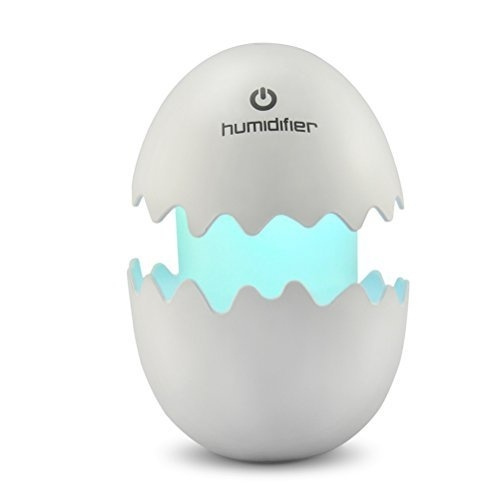 Funny Egg - luftfukter med fargerik belysning (Hvit) i gruppen HJEM, HUS OG HAGE / Vifter og klimaprodukter / Luftfuktere hos TP E-commerce Nordic AB (38-27778)