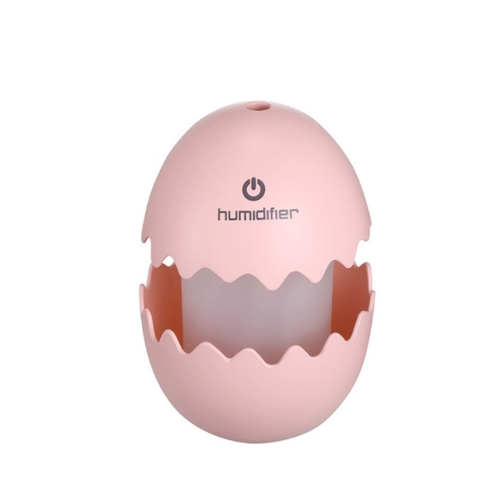 Funny Egg luftfukter med fargerik belysning, Rosa i gruppen HJEM, HUS OG HAGE / Vifter og klimaprodukter / Luftfuktere hos TP E-commerce Nordic AB (38-27779)