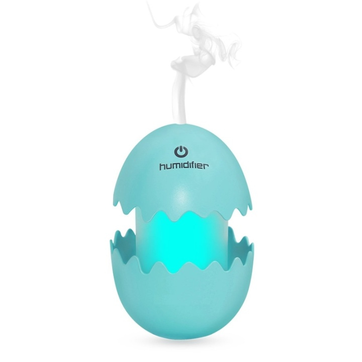 Funny Egg luftfuktare med färgglad belysning, Blå i gruppen HJEM, HUS OG HAGE / Vifter og klimaprodukter / Luftfuktere hos TP E-commerce Nordic AB (38-27780)