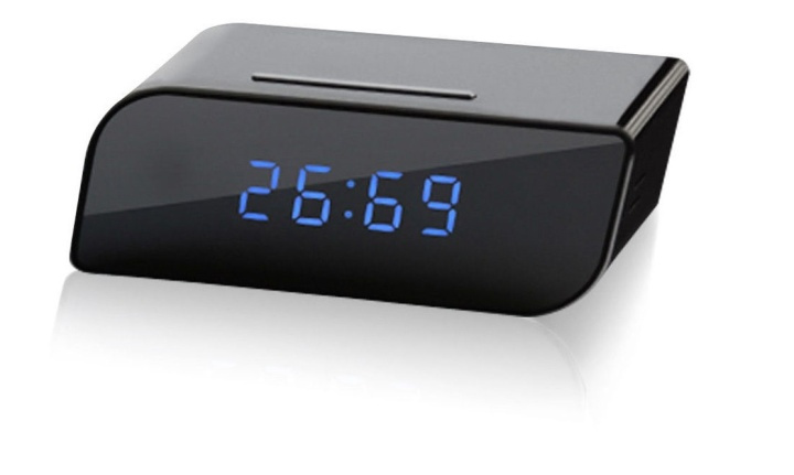 HD-spionkamera, vekkerklokke, Wifi, 1080p i gruppen SPORT, FRITID & HOBBY / Morsomme produkter / Spion gadgets hos TP E-commerce Nordic AB (38-27991)